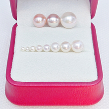 一颗天然淡水圆形迷你强光泽真大小珍珠无孔没不打孔单孔半孔散珠