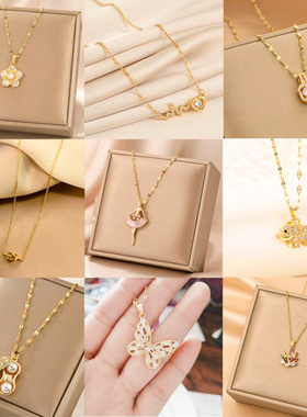 316L Stainless Steel Romantic Sweet Korean Style Flower