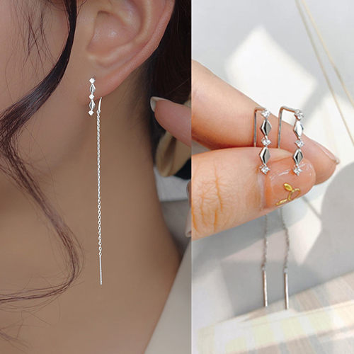 New Fashion Long Wire Tassel Thread Chain Climb Star Heart
