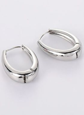 Hot Sale Fashion Metal Drop Earrings For Woman Vintage Hoop