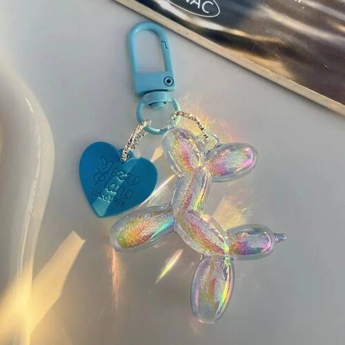 Balloon Dog Keychain for Women Cute Cartoon Bag Decoration