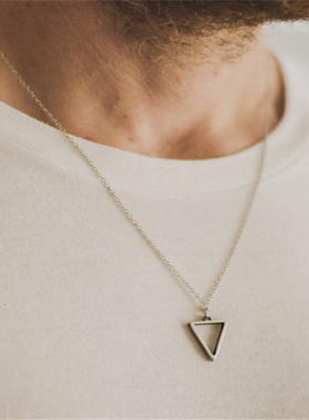 Fashion new  Pendant Necklace Men Temperament Stainless Stee