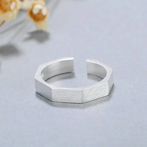 New Fashion Simple Sterling Silver Jewelry Geometric Six