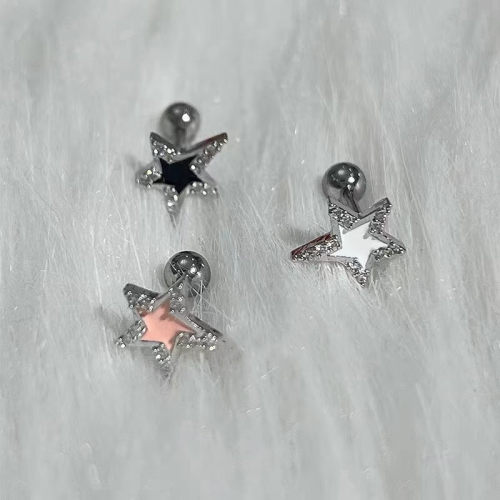 2023 Shinning Pentagram Star Stud Earring for Women Egirl 90