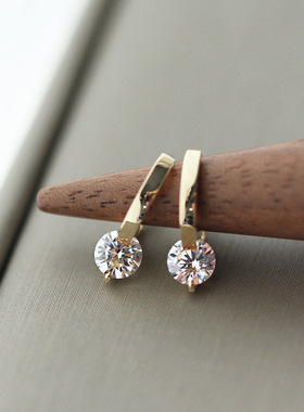 Accessories for Women Korean Fashion Shiny Zircon Earrings