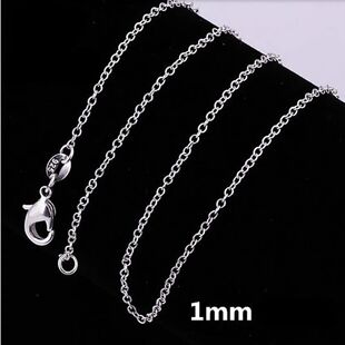 wholesale Sterling Silver Chain necklace,Fashion Men/Women