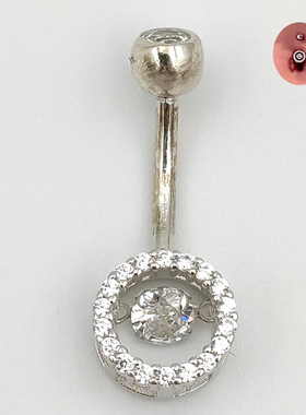 925 sterling silver Belly Button Ring Navel Body Piercing