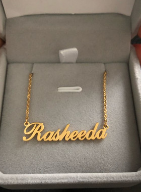 Stainless Steel Choker Custom Name Necklace Personalized