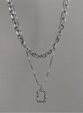 2023 New Senior Fashion Women Pendant Necklaces Fine Double