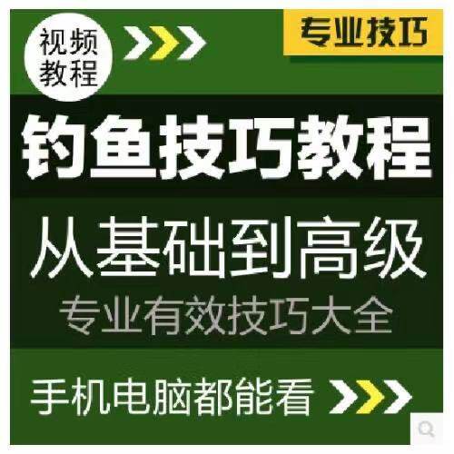 钓鱼技巧教学教程垂钓技巧海钓鱼饵零基础入门钓鲫鱼鲢鱼自学视频