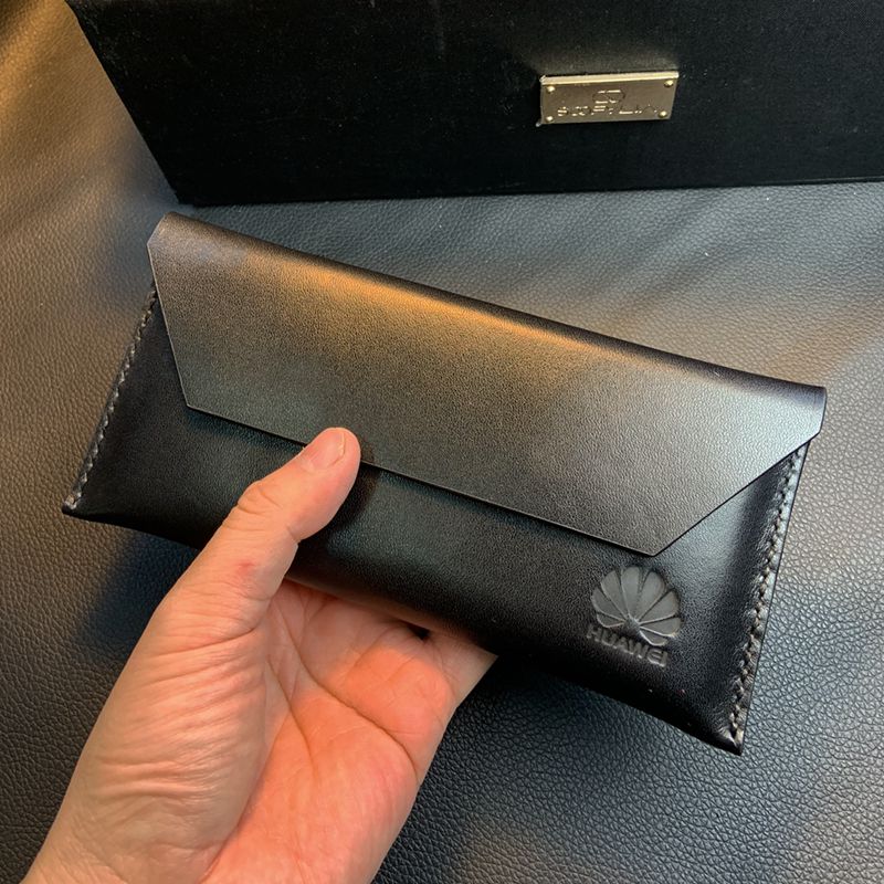 适用于手机套牛皮信封华