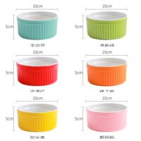 Air fryer special bowl, souffle baking bowl, ceramic steamed egg bowl, high-temperature resistant baking oven special pudding cup thumbnail 5