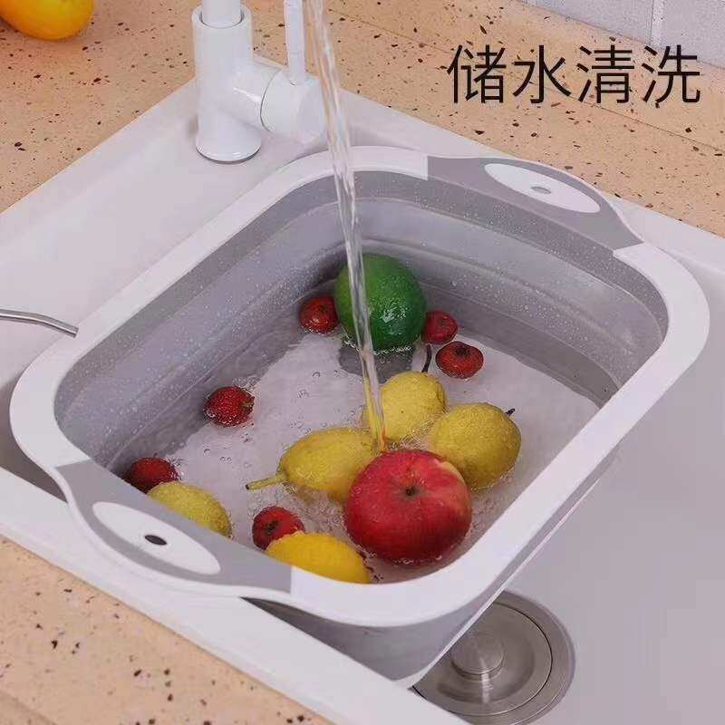 亚马逊新款多功能切菜板 折叠菜板厨房用品水槽洗菜盆沥水篮子,厨房/烹饪用具,砧板/菜板,淘宝优惠券,粉丝福利购,淘宝优惠卷