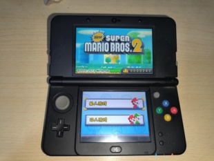 对码 新小三new 3ds掌上游戏机黑色日版