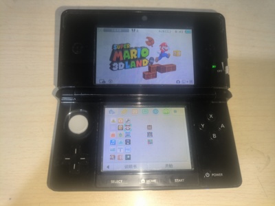 老小三3ds掌上游戏机日版灰色成色一般