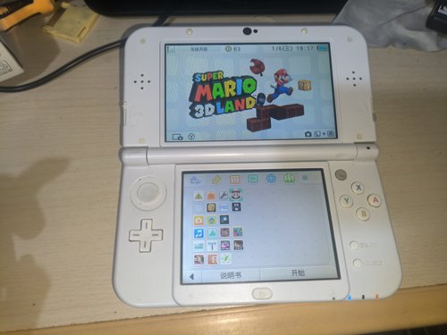 双ips新大三new 3dsll掌上游戏机白色箱说全