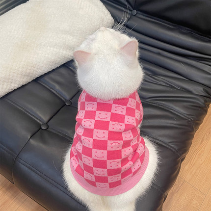 猫咪狗狗衣服冬天毛衣可爱冬季保暖英短布偶猫宠物猫冬装防掉毛