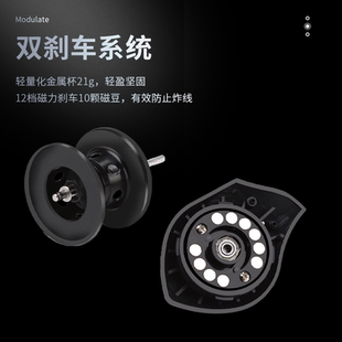 格迪龙水滴轮全金属远投防炸线桥筏钓轮超轻打黑微物路亚鱼轮渔轮