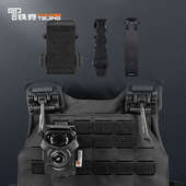 铁竞快反记录仪套保护套通用携行战术快拔防水防抖记录仪壳MOL