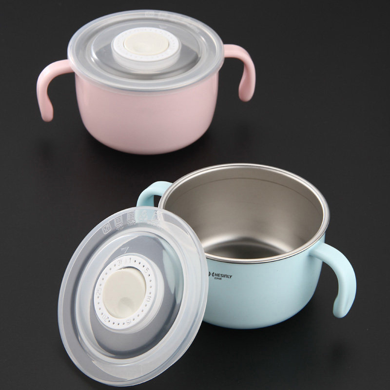 恒乐304不锈钢食品级儿童汤碗