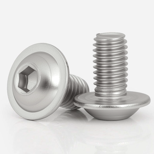 304不锈钢圆头法兰面内六角螺丝