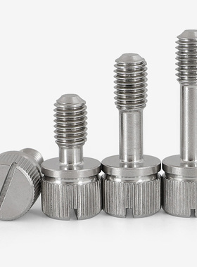 304不锈钢开槽滚花手拧加长不脱出螺丝GB839松不脱螺钉M4M5M6M8GH