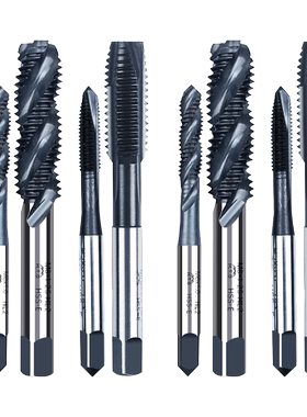 HSS-E合金钢丝攻机用螺旋丝锥2M3M4M5M6M8M10M12M14M16螺旋丝锥GG