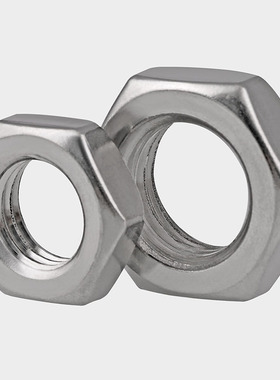 304不锈钢管牙螺母/管螺纹螺母/六角管牙螺帽G1/2,G3/8,G1/4-GG