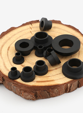 黑色T型台阶尼龙垫圈塑料凹凸螺丝轴套绝缘粒T形垫片垫线圈帽M6M8