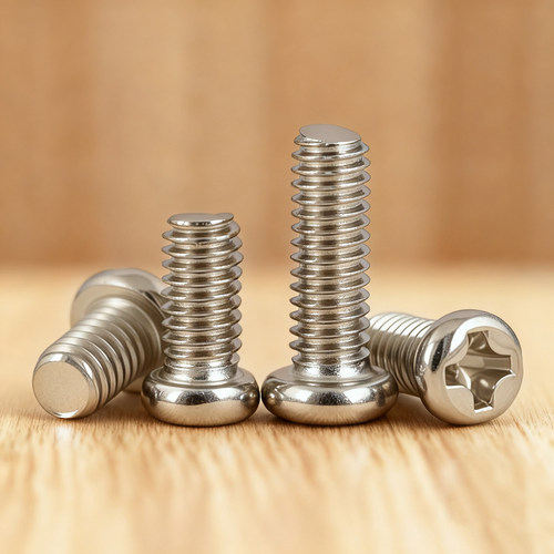 镀镍PM十字圆头螺丝数码螺钉