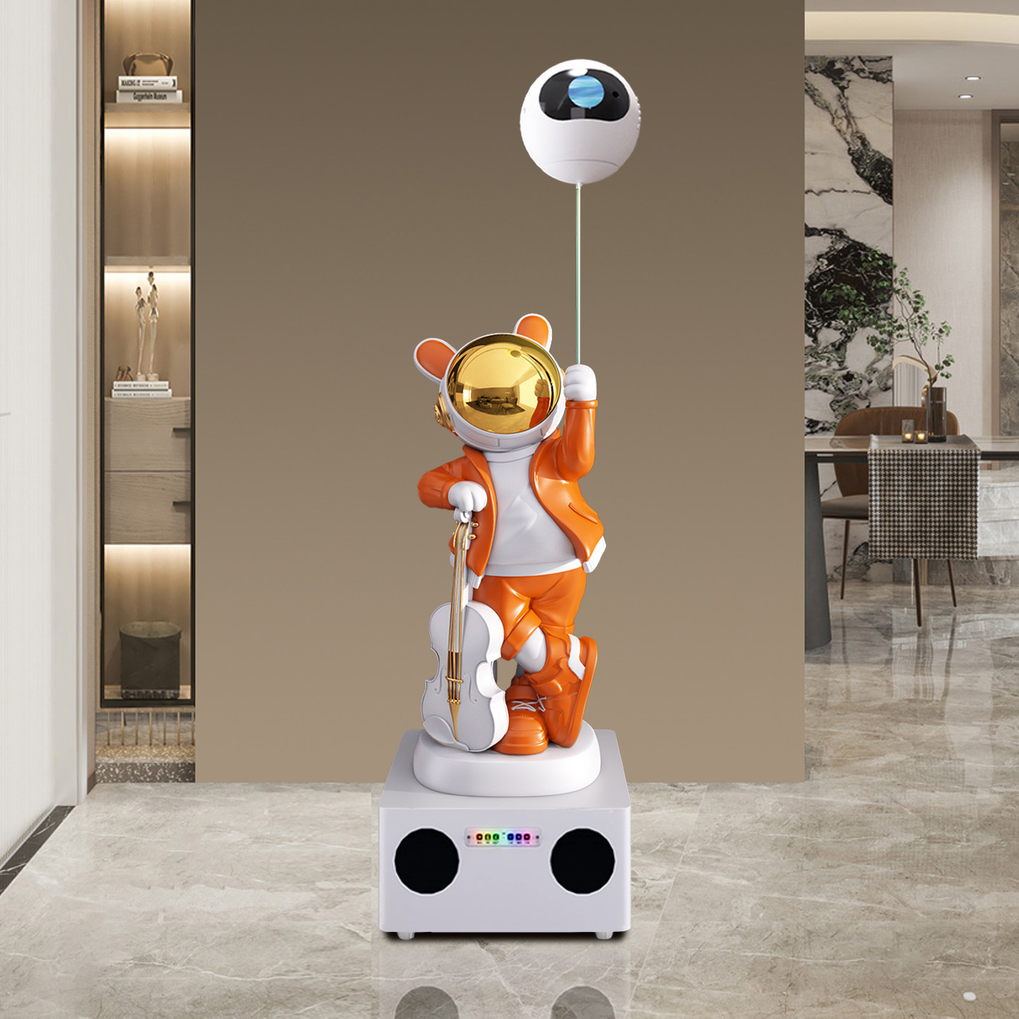 K歌太空人客厅沙发边电视机柜旁宇航员大摆件落地高端乔迁星空灯,家居饰品,落地摆件,淘宝优惠券,粉丝福利购,淘宝优惠卷