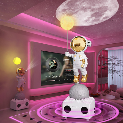 电视柜旁边落地摆件高级感k歌专用家庭音响太空人宇航员蓝牙音响