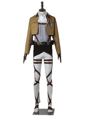 进击的巨人服装利维尔调查兵团训练服装连帽潮流角色扮演