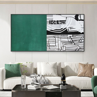 抽象色块组合北欧风装饰画现代客厅沙发背景墙不规则挂画卧室壁画