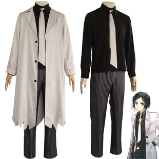 文豪野犬cos服黑敦白芥cos服BEAST系列风衣常服芥川角色扮演服