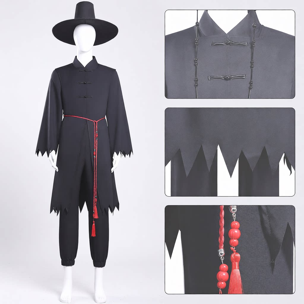 新品韩流女团KPOP猎魔女团cos服装恶魔男团沙加男孩表演cos