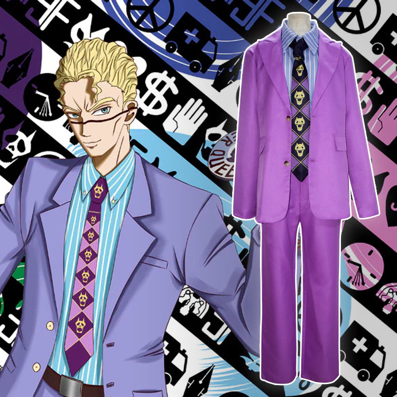 佳荣动漫cos服JOJO的奇妙冒险cos不灭钻石川尻吉影吉良吉影