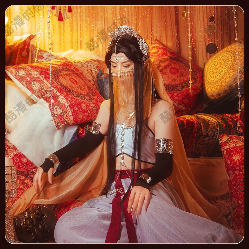 天官赐福异域谢怜cos服|入楼兰|衍生西域美人歌姬cosplay套装女