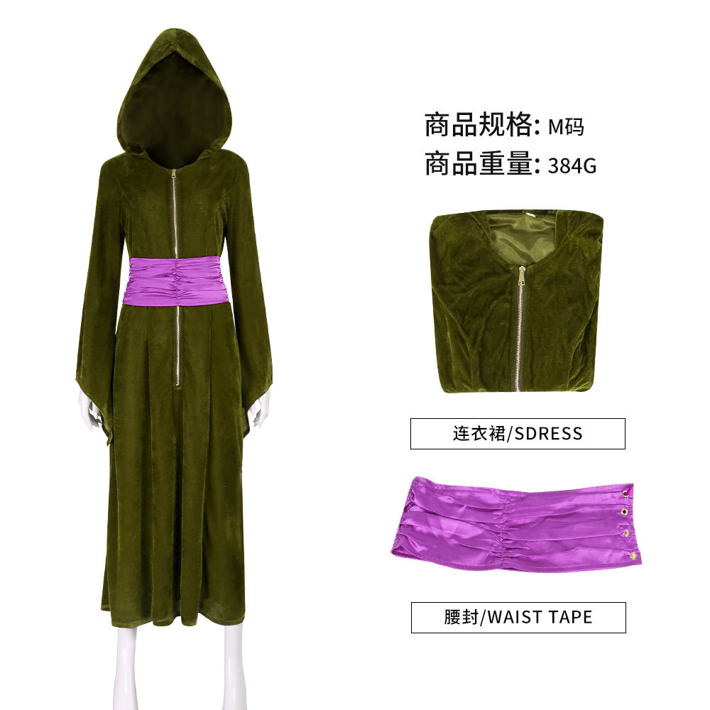 星球大战帕德梅绿色裙子cos服万圣节角色扮演中世纪帕德梅公主