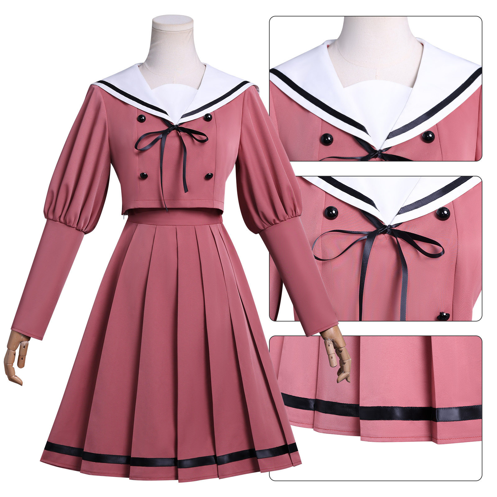 薰香花朵凛然绽放cos花薰凛然和栗薰子cosplay校服日常套装服装