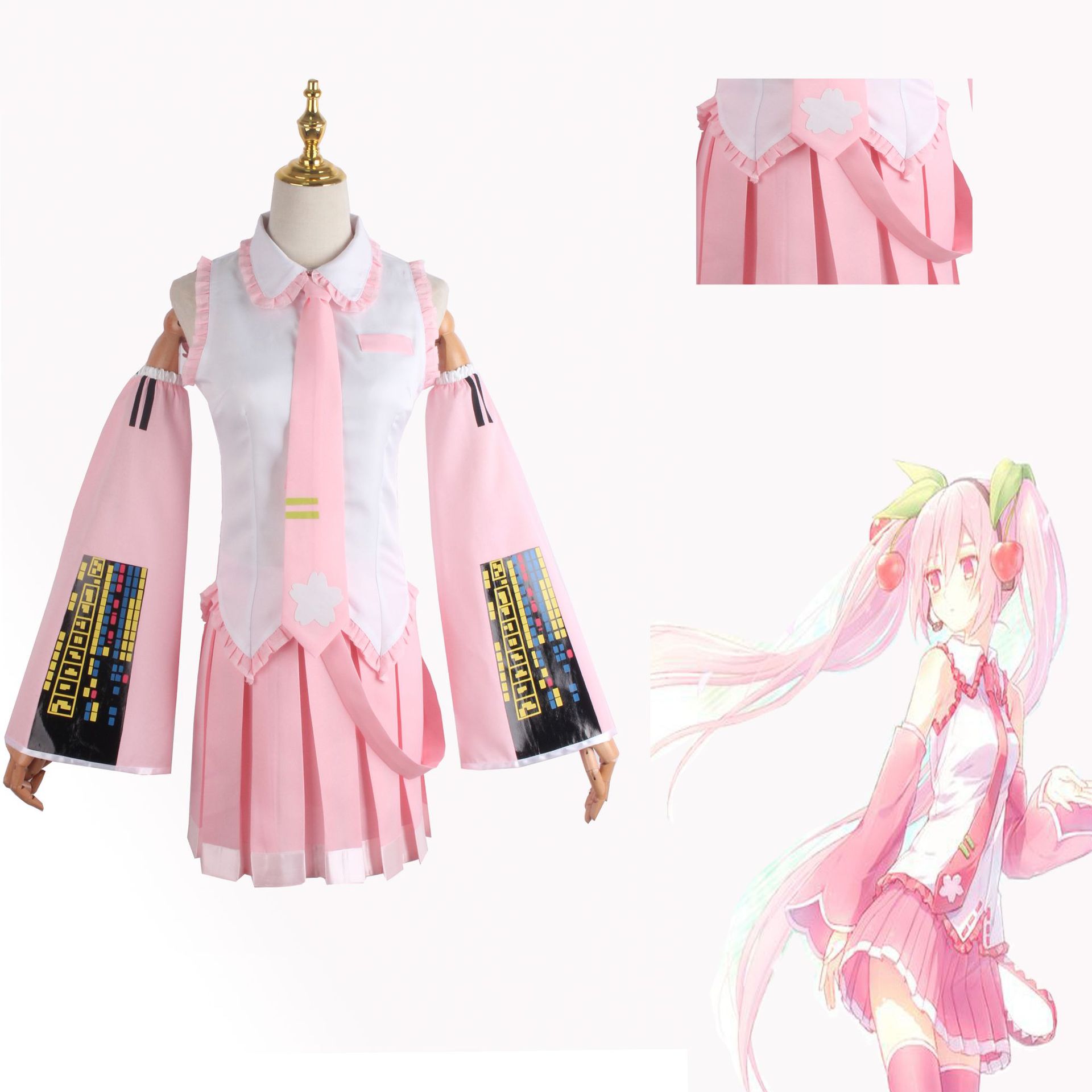 北水商贸cos服虚拟偶像粉色cosplay套装二次元JK制服cos服全套