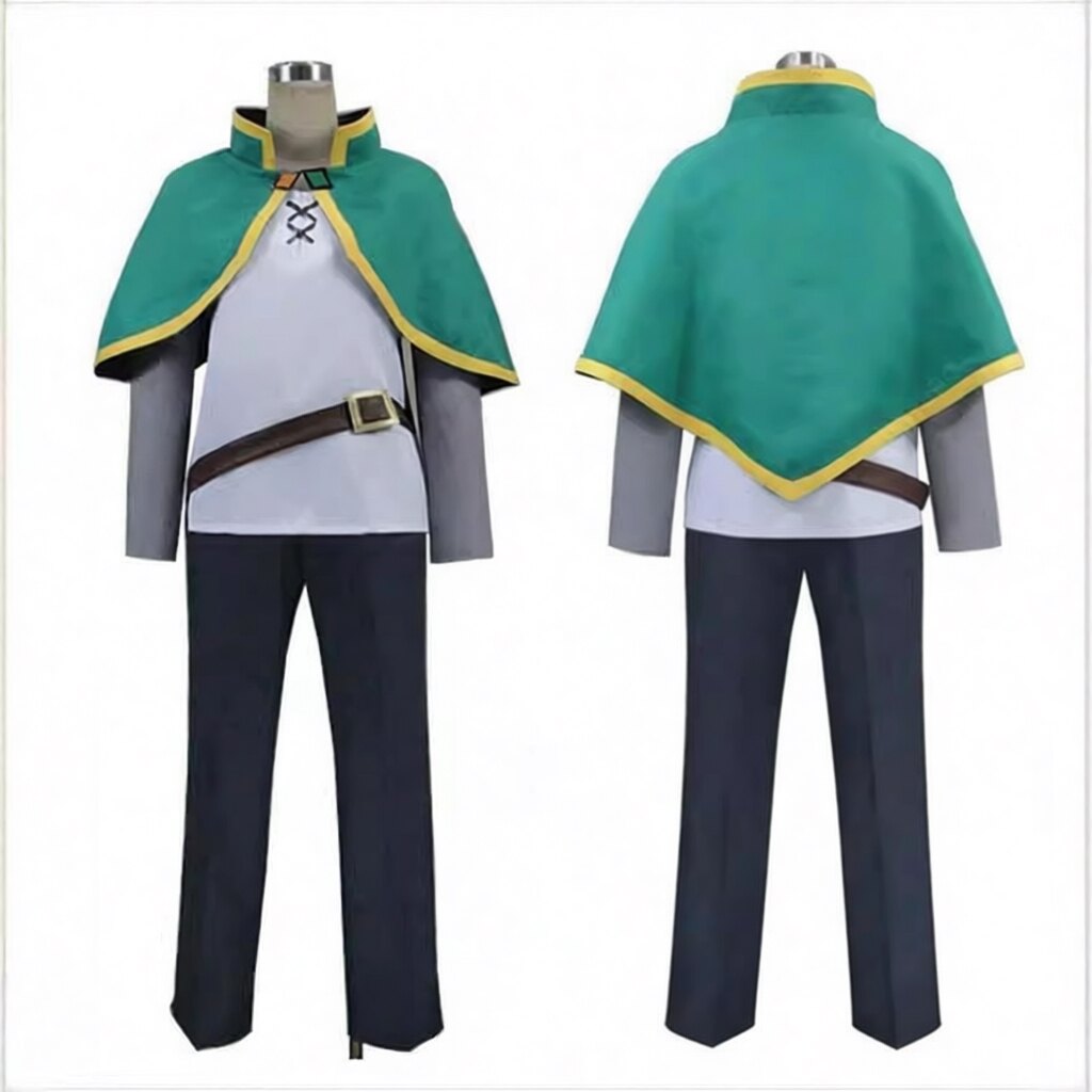 现货佐藤和真cos服美好的世界献上祝福佐藤和真cosplay表演服装