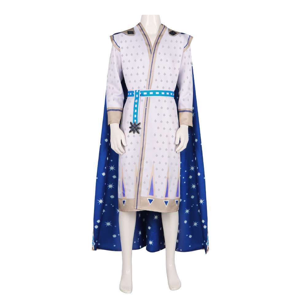 2023新款万圣节服装星愿国王cos服冰雪奇缘cosplay舞台表演演出服