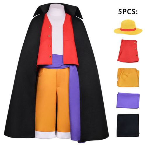 海贼王cos和之国鬼岛篇路飞cosplay服装男装cos和服现货