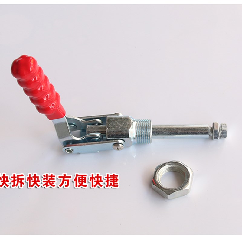 木工靠山快速夹靠尺快速夹具夹紧器推拉式推台锯配件大全快速夹子