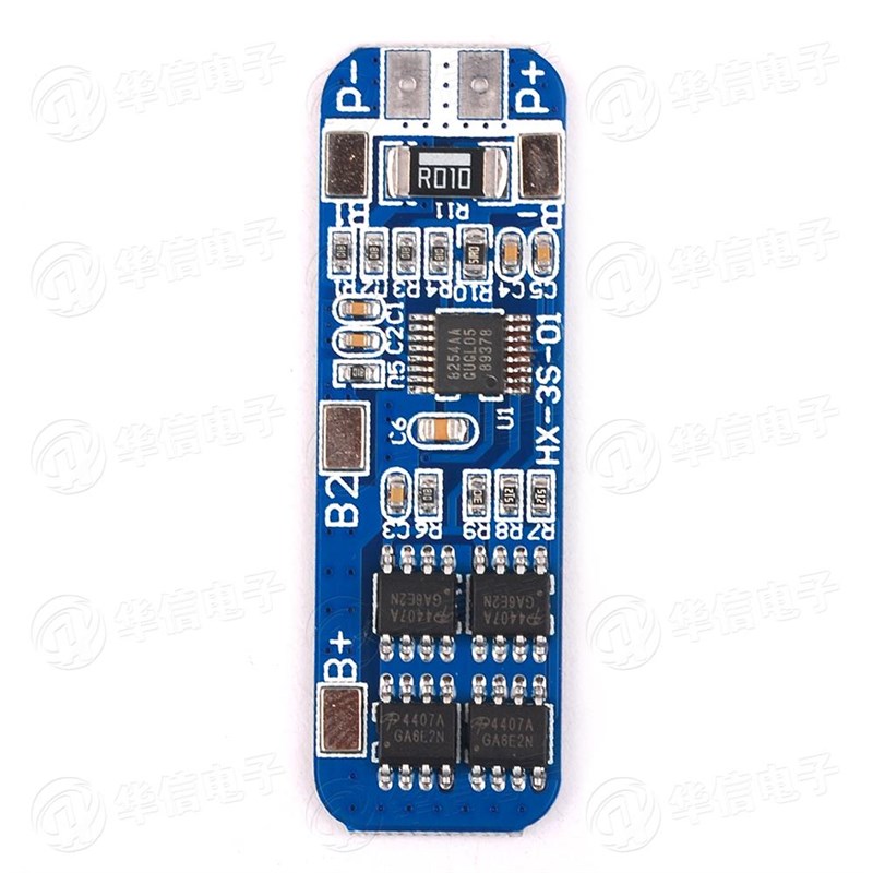 3串12V18650锂电池保护板11.1V 12.6V防过充 过放峰值10A过流保护