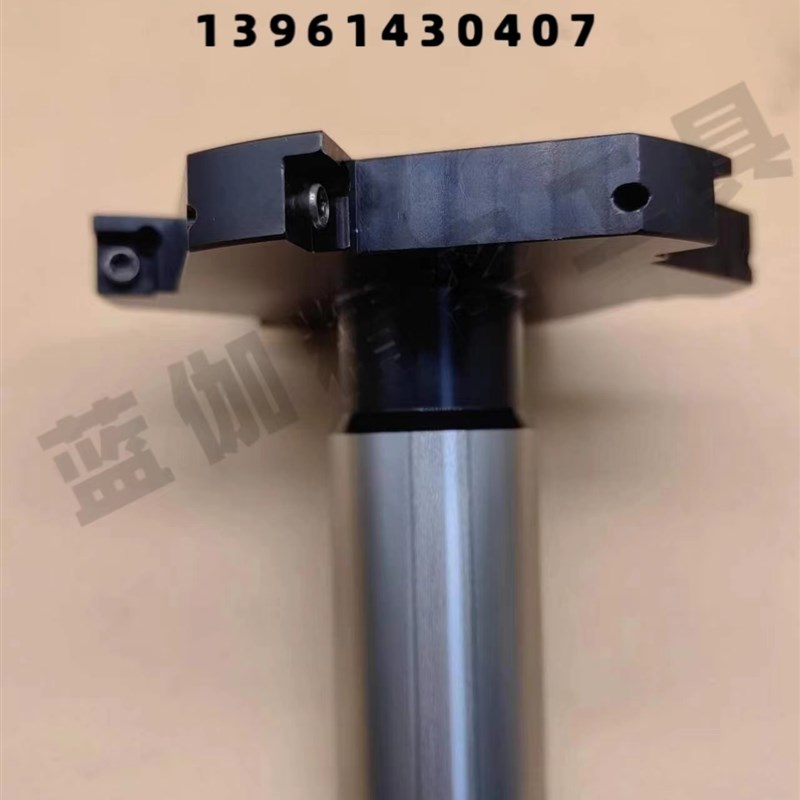 背铣刀 T型槽三面刃铣刀杆 抗震型 圆弧 直柄