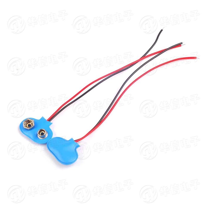 9V电池扣子 9V电池扣 9V电池座 T型/I型 6cm/10cm/15cm
