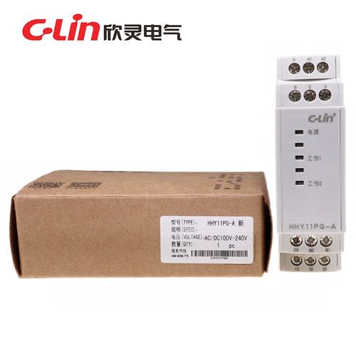 C-Lin欣灵HHY11PG-A 液位继电器超高超低报警 供水排水一体导轨式