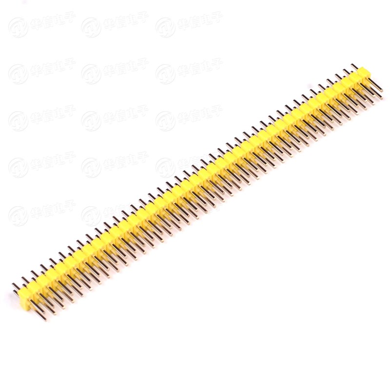 2*40P 50P 双排针 直针弯针 1.27/2.0/2.54mm间距